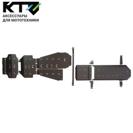 Комплект защит для TANK 400 2.0 АКПП 4WD 2025, сталь 3 мм