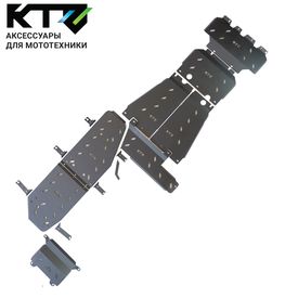 Комплект защит для TANK 700 3.0 АКПП 4WD 2025, сталь 3 мм