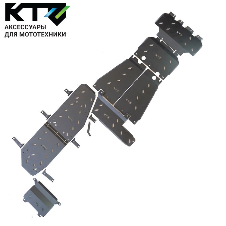 Комплект защит для TANK 700 3.0 АКПП 4WD 2025, сталь 3 мм