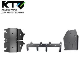 Комплект защит для JETOUR DASHING 1,5 РКПП FWD/ JETOUR X70 PLUS 2.0 АКПП FWD 2026, KTZ, сталь 3 мм
