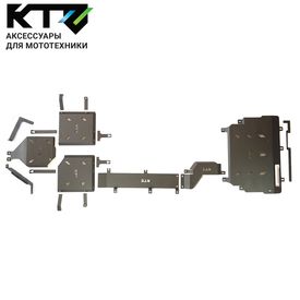 Комплект защит KTZ для HAVAL H7 2.0T DCT AWD 2025/HAVAL F7 2.0 SAT 2025 4WD 4 элемента, сталь 3 мм