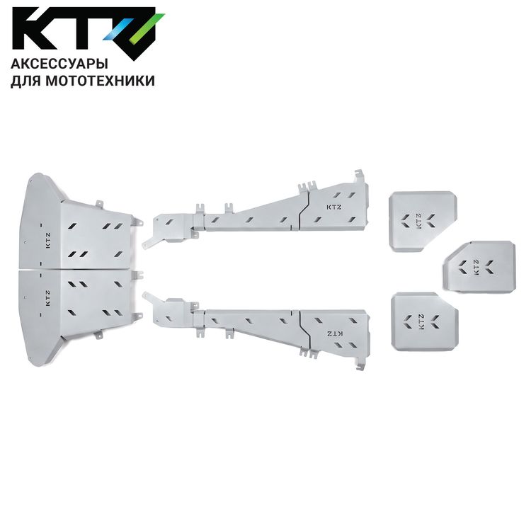Комплект защит KTZ для HAVAL H3 1,5 4WD 2024- Алюминий 5 мм