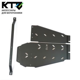 Защита КПП и РК для TANK 500_TANK 300_TANK 400 4WD АКПП 2023+, сталь 3 мм